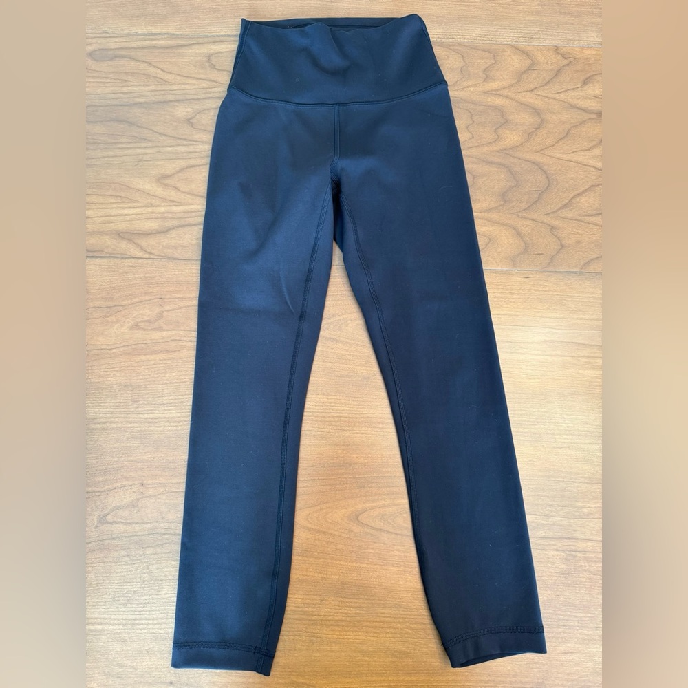 Lululemon l Wunder Train High-Rise Crop 23” in Black Size 2